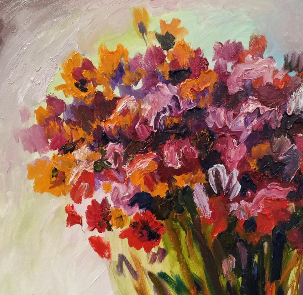 Oil painting Spring Nina L - 2