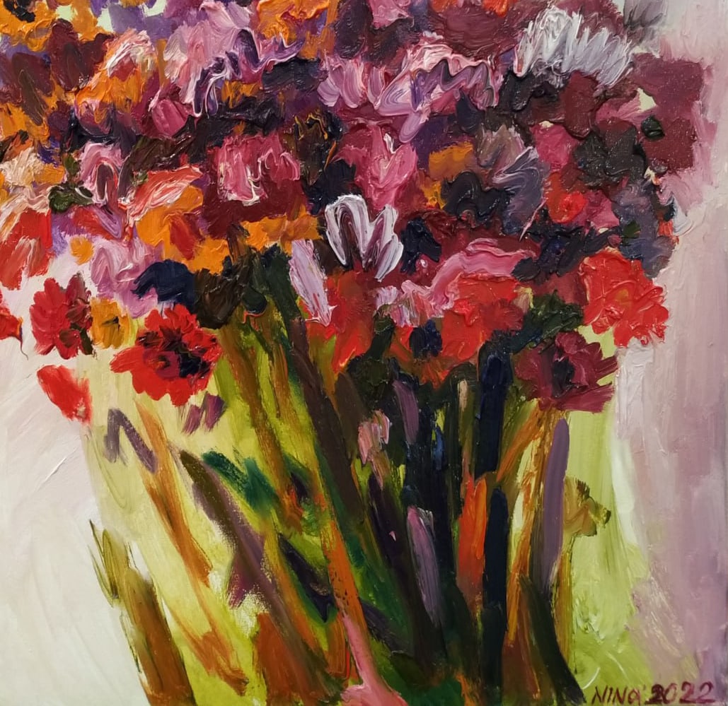 Oil painting Spring Nina L - 5