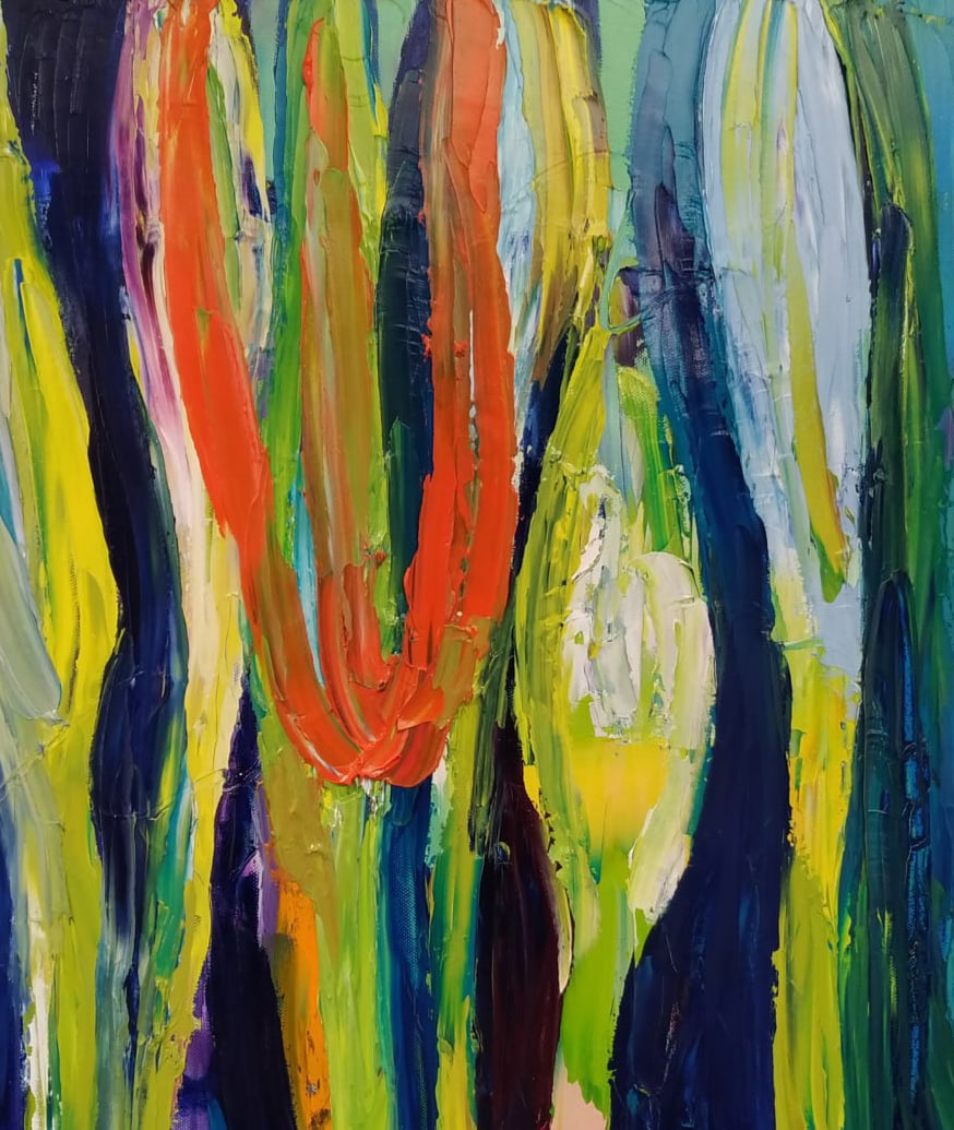 Oil painting Saffron Nina L - 3