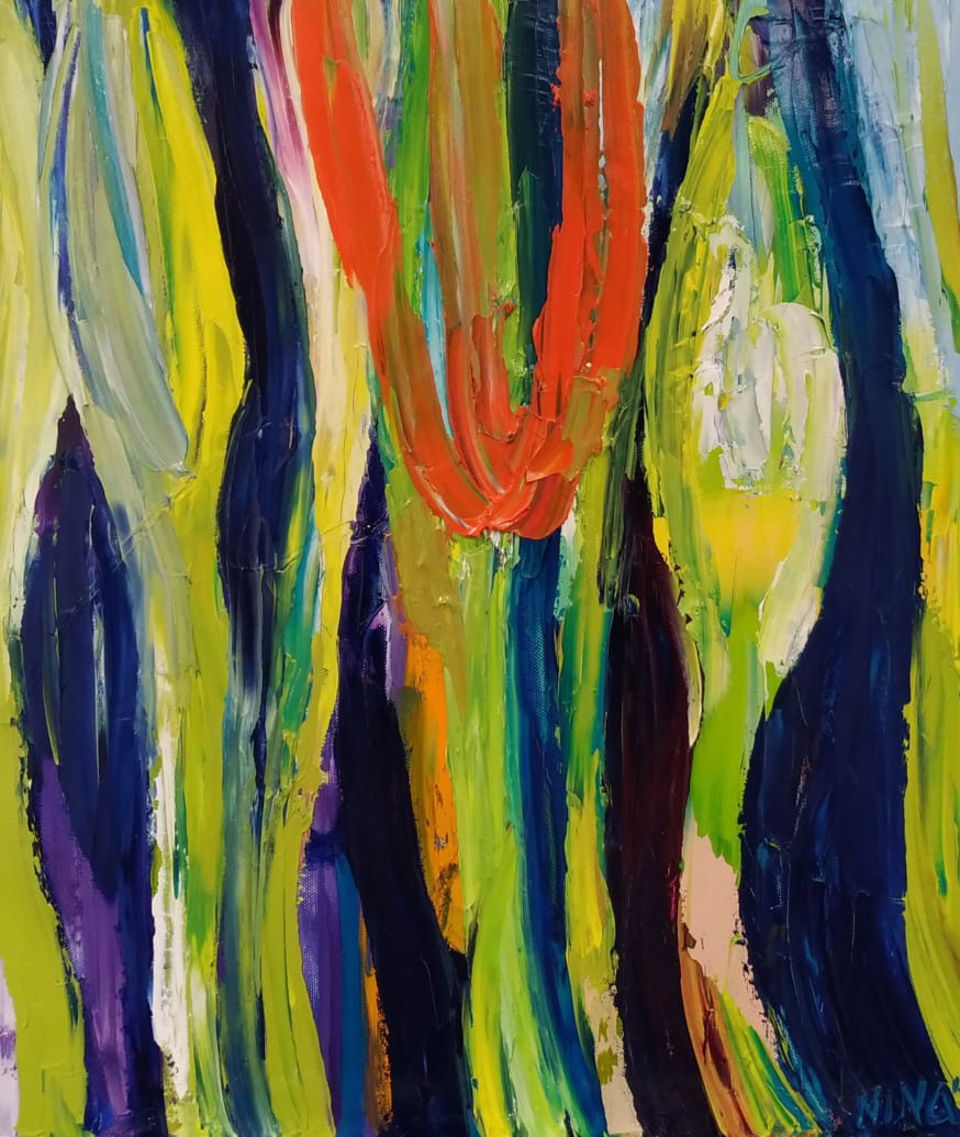 Oil painting Saffron Nina L - 8