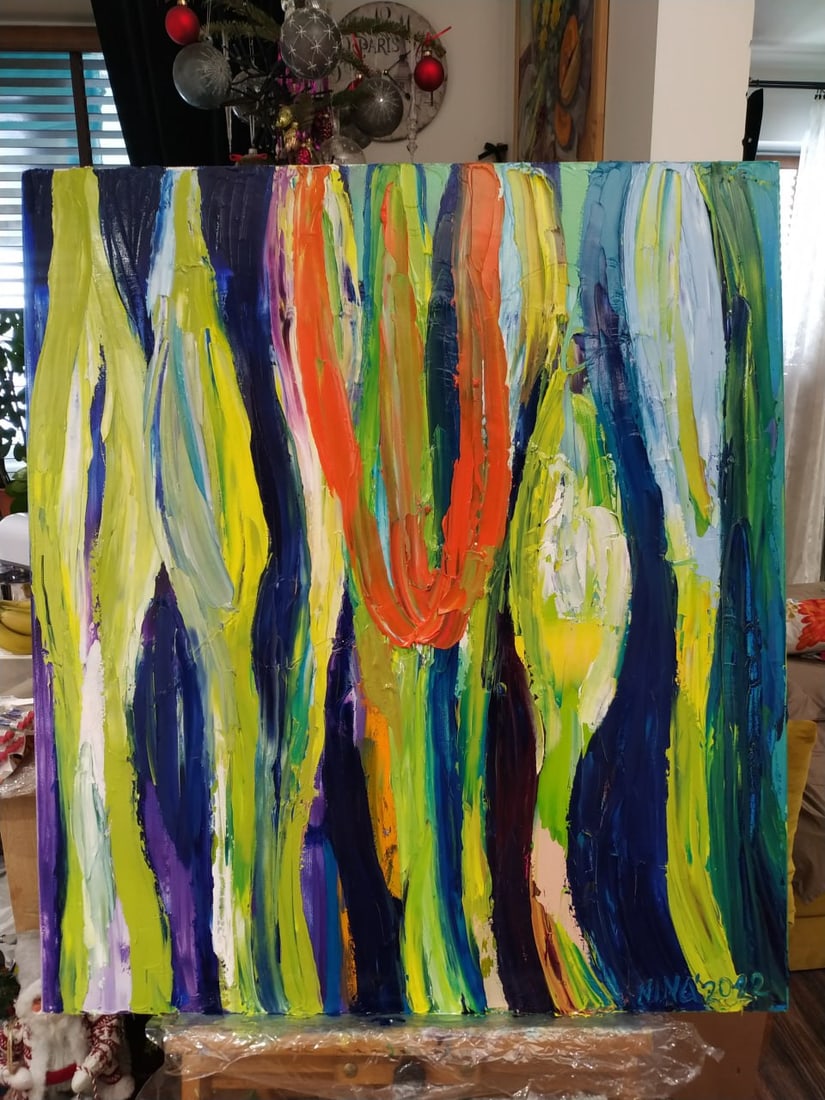 Oil painting Saffron Nina L - 9