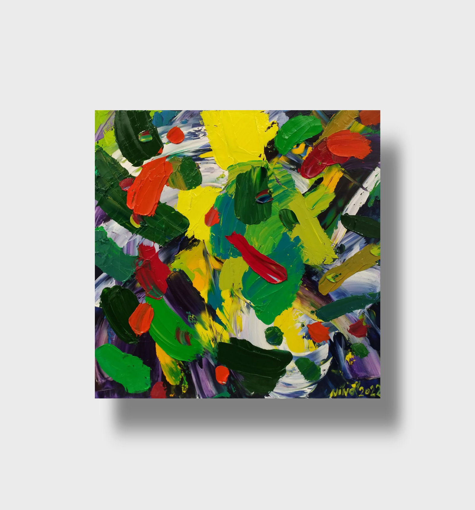 Abstract Oil painting Summer Nina L - 10
