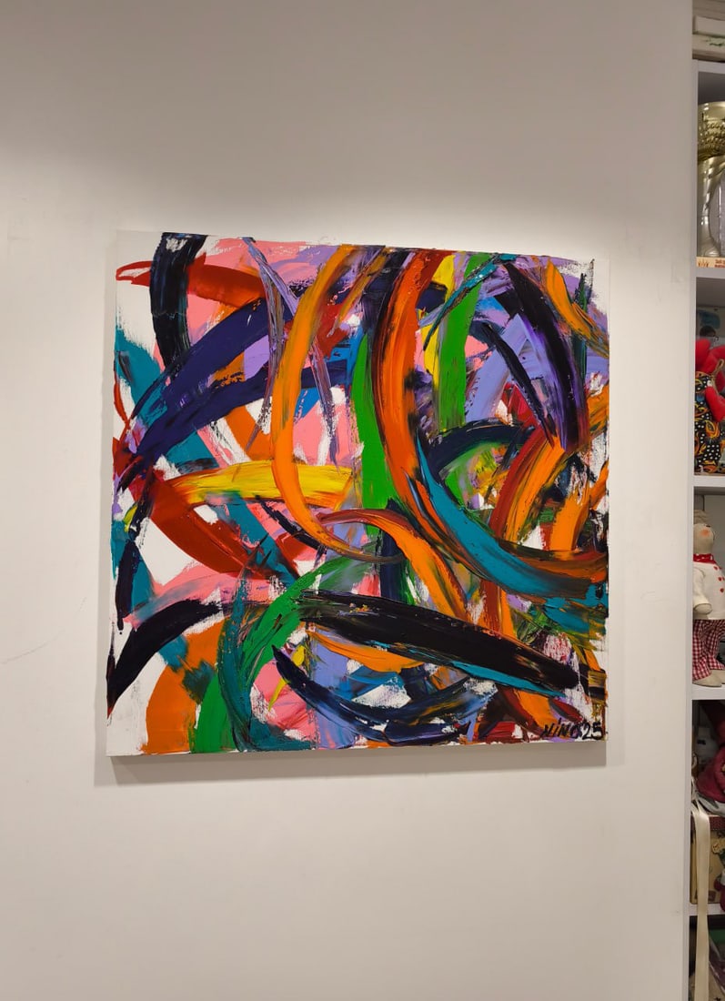 Abstract Oil painting Universe Nina L - 3