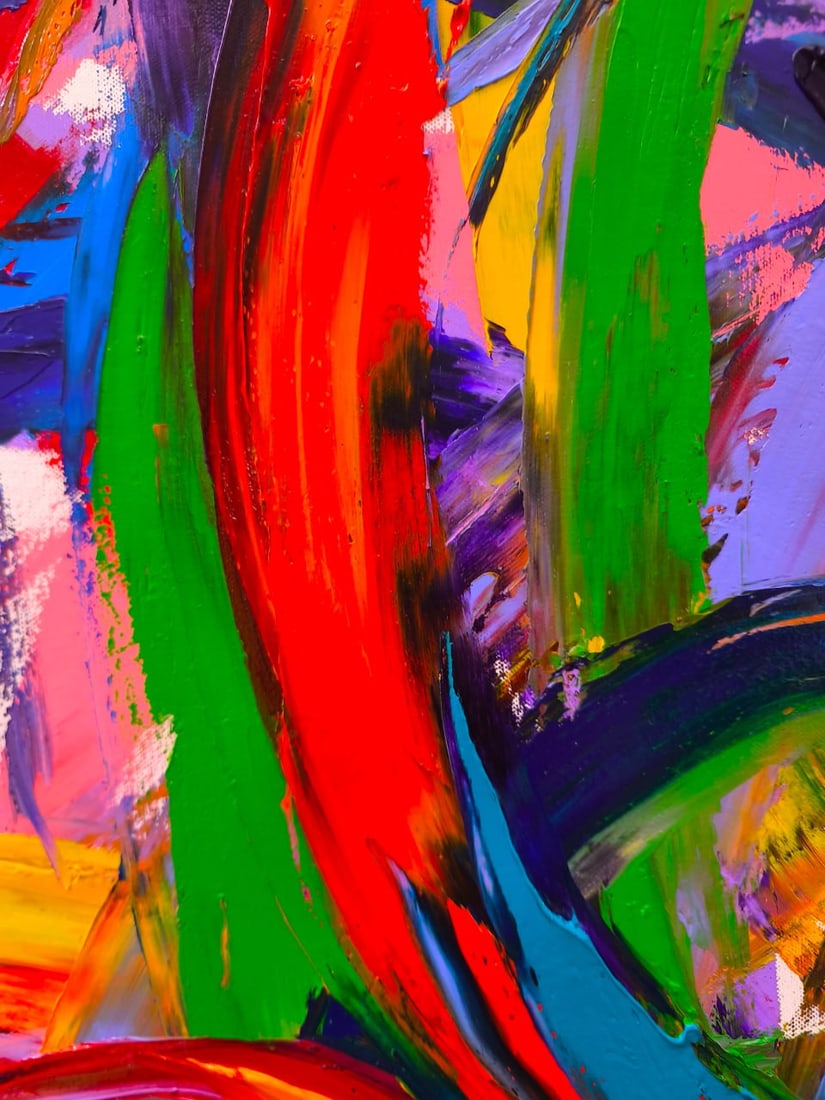 Abstract Oil painting Universe Nina L - 4