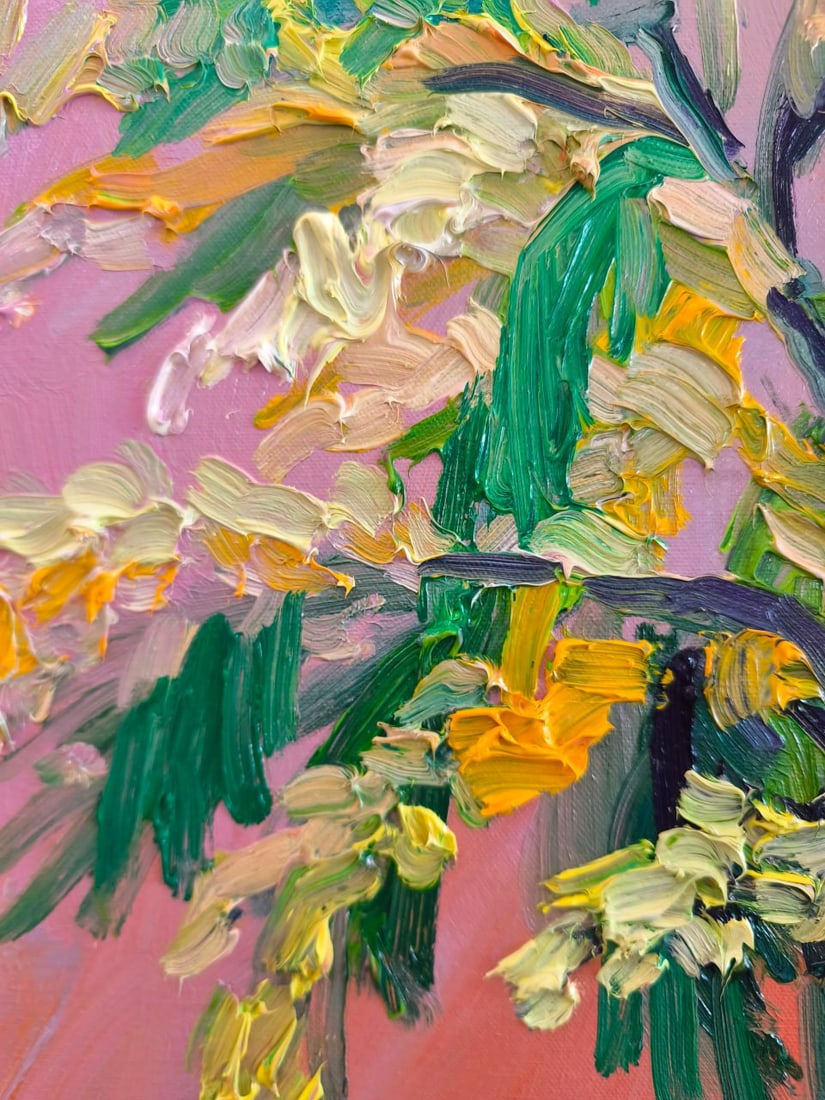 Oil painting Mimosa Nina L - 8