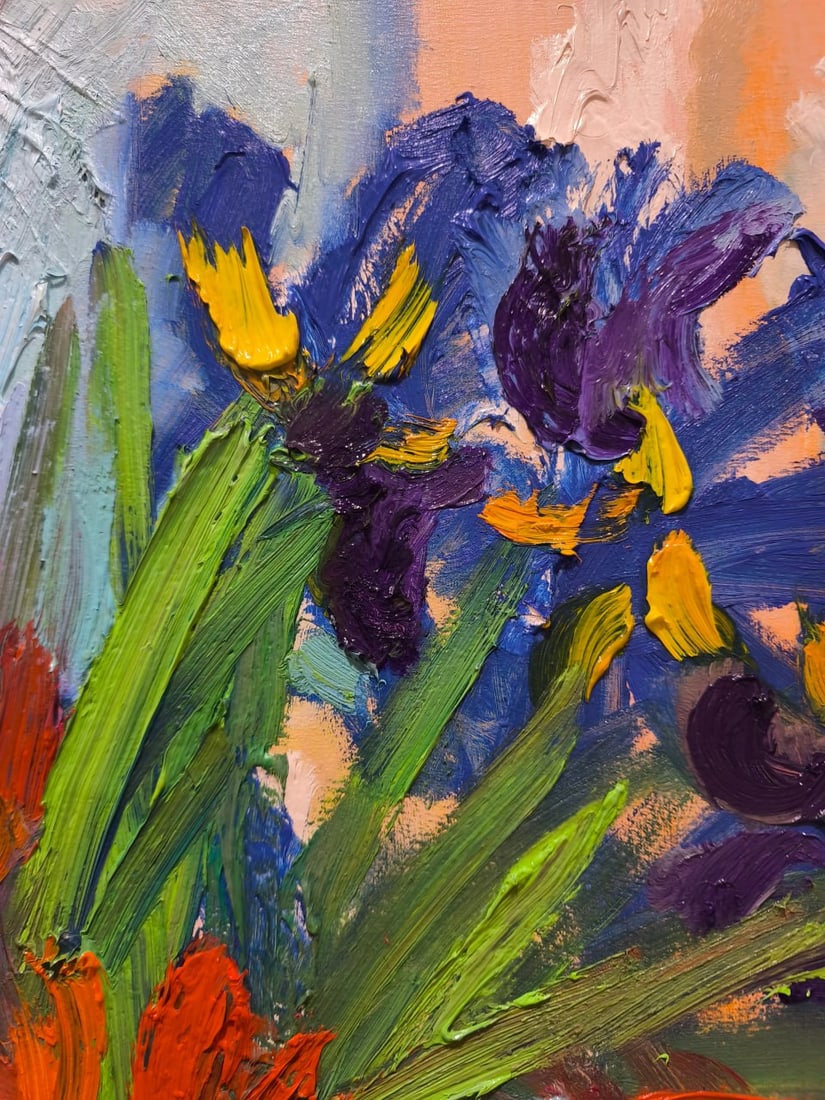 Abstract Oil painting Spring Nina L - 5
