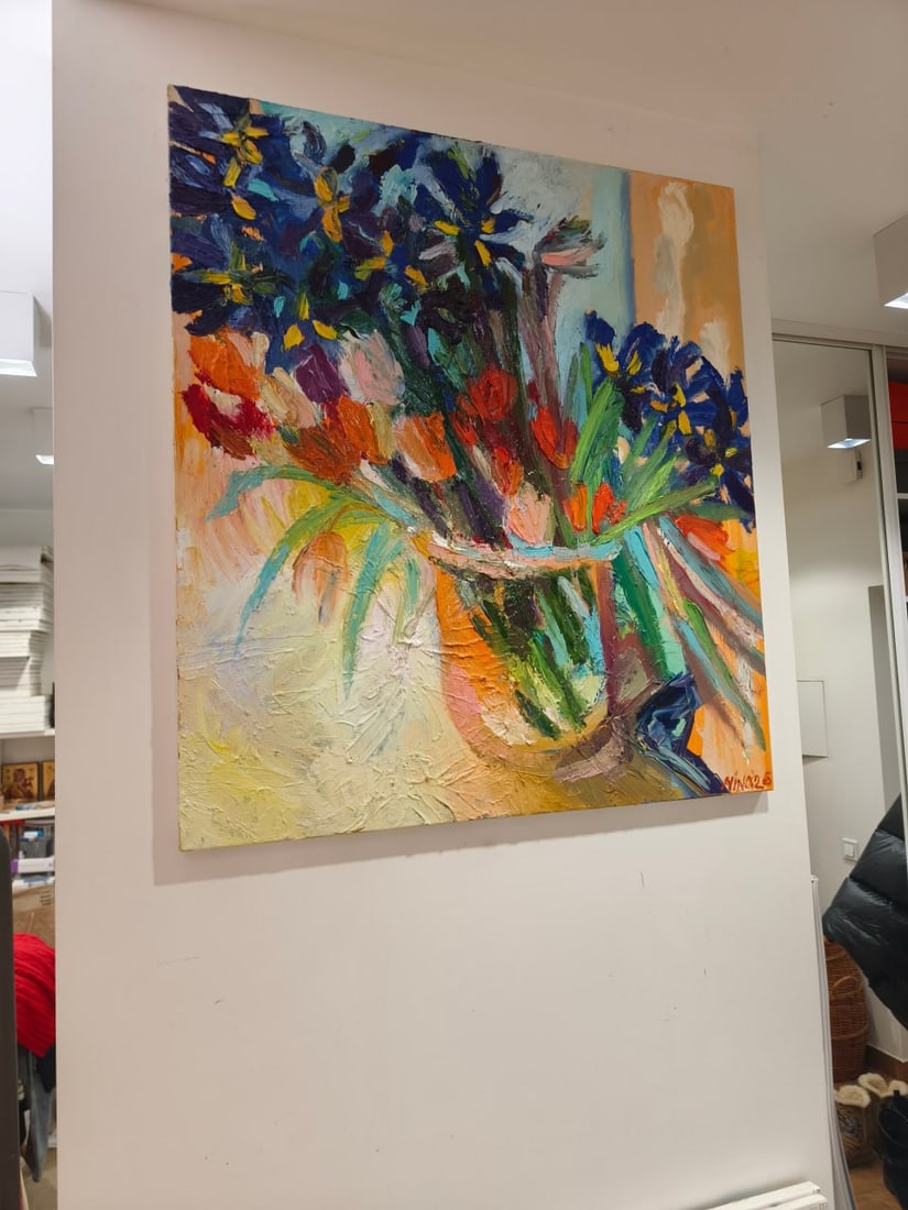 Abstract Oil painting Spring Nina L - 6