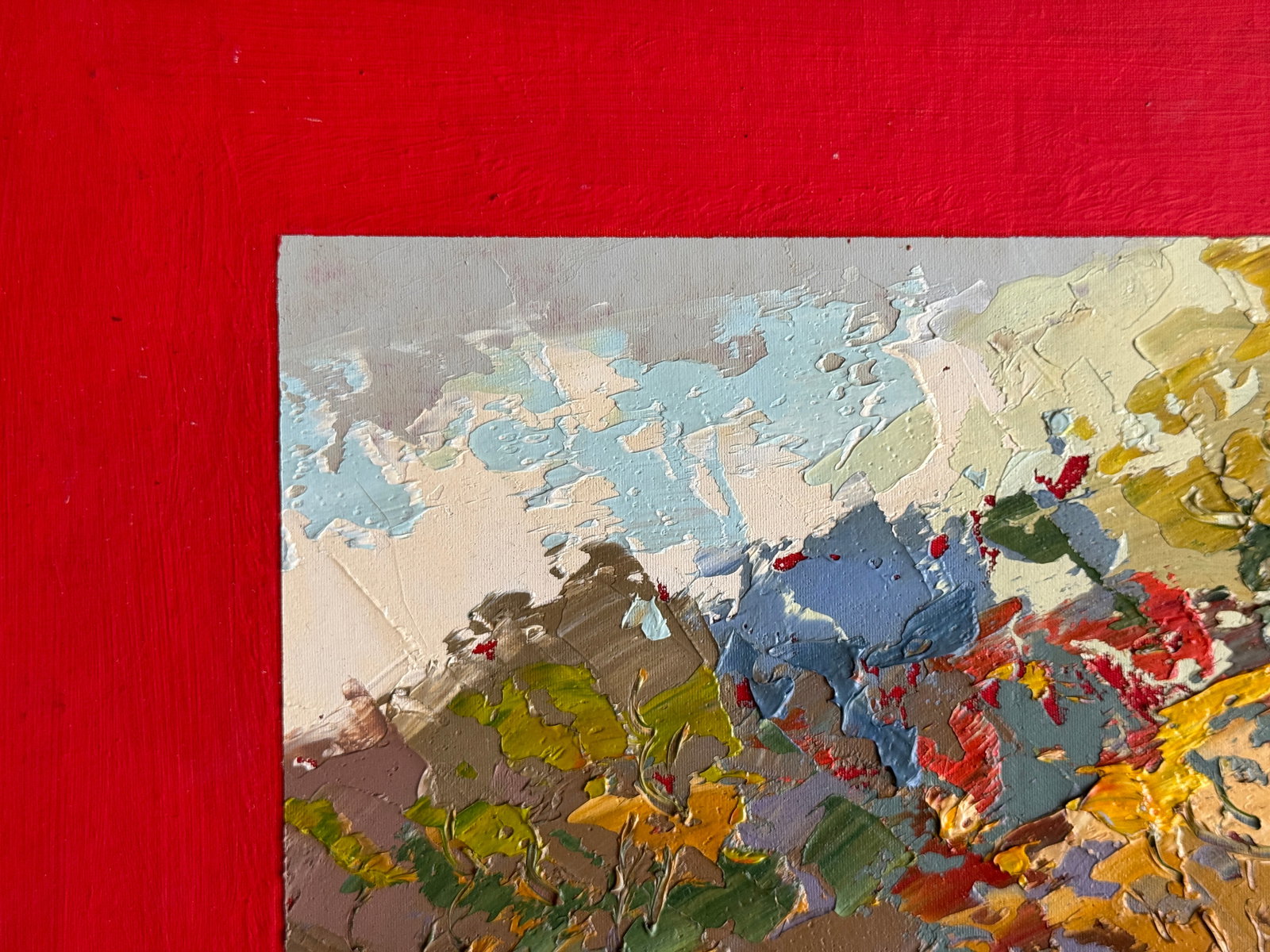 Oil painting with frame Autumn K. Leonid - 2