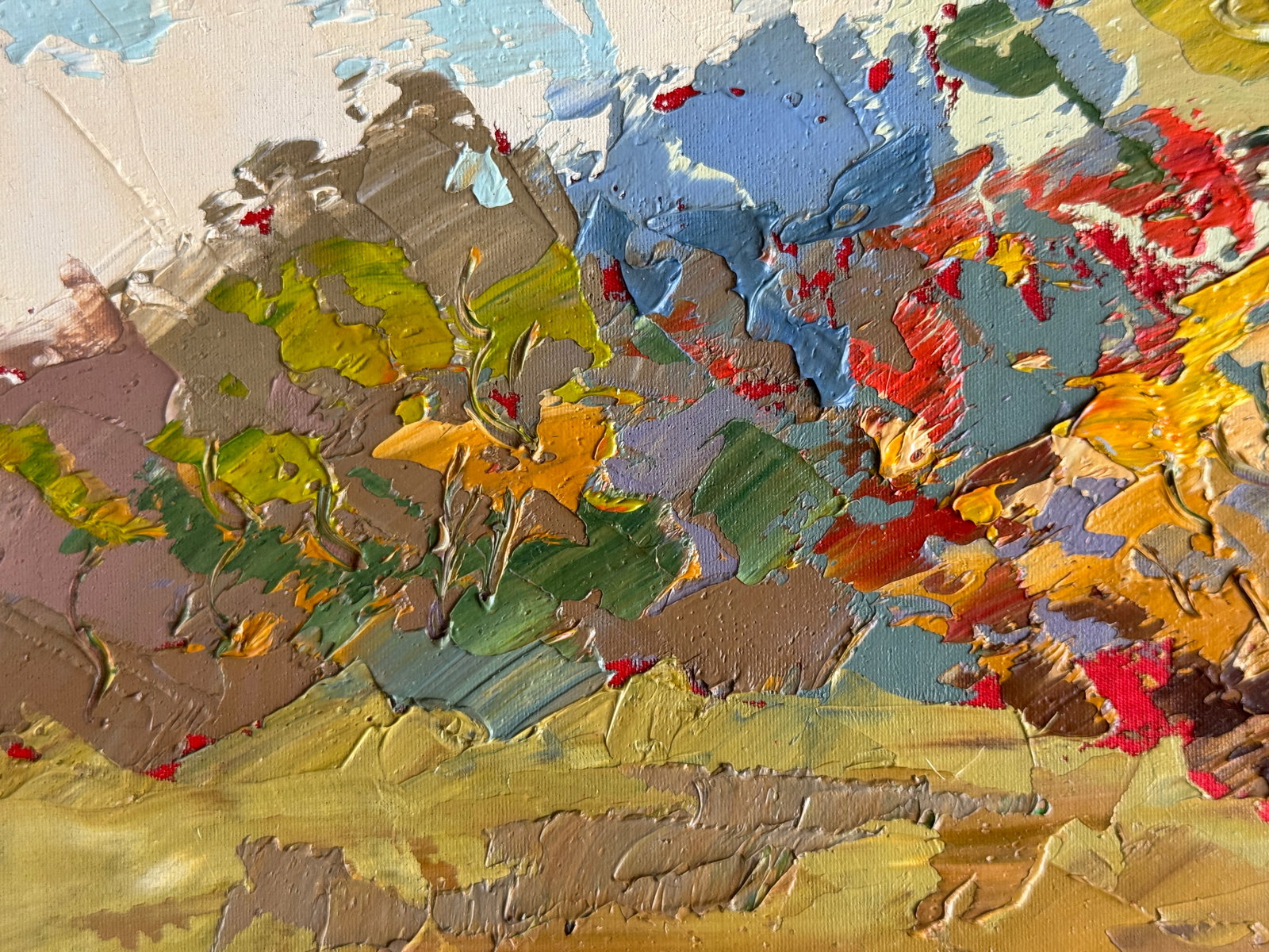 Oil painting with frame Autumn K. Leonid - 3