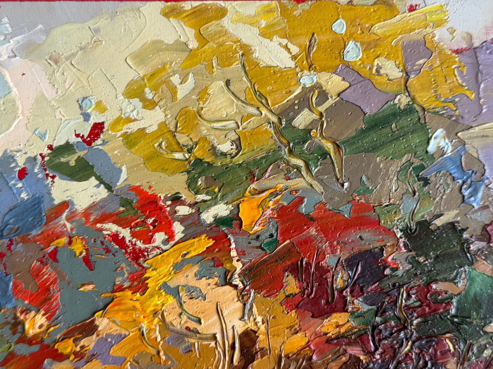 Oil painting with frame Autumn K. Leonid - 4
