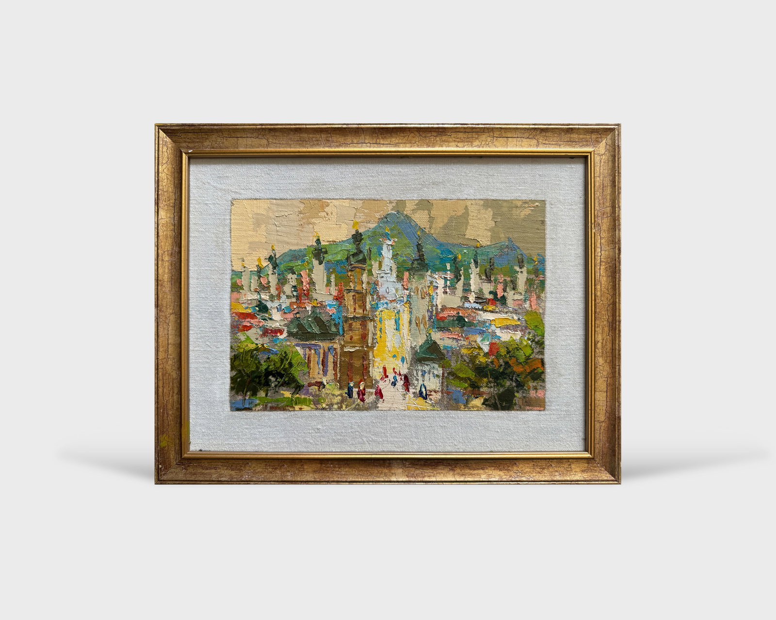 Oil painting with frame Lviv K. Leonid - 2