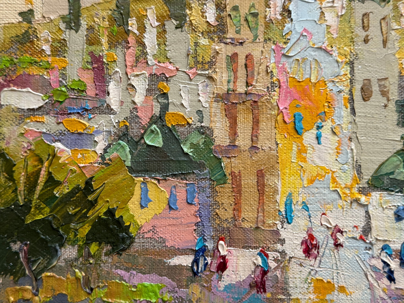 Oil painting with frame city of Lviv K. Leonid - 5