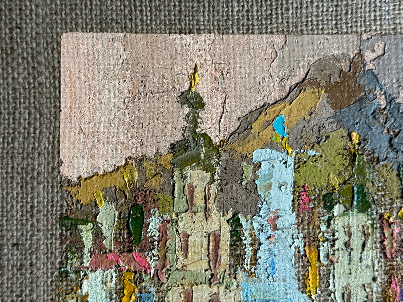 Oil painting city of Lviv K. Leonid - 2