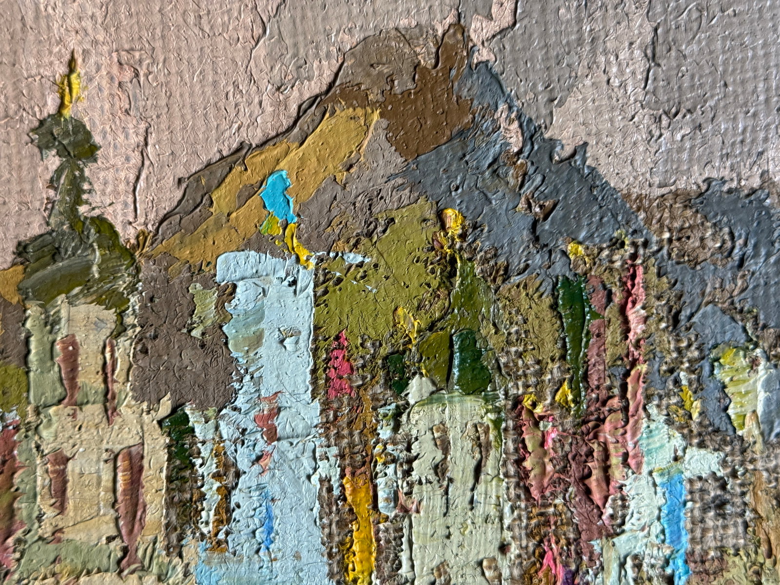 Oil painting city of Lviv K. Leonid - 3