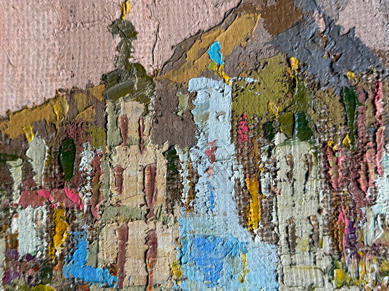 Oil painting city of Lviv K. Leonid - 7
