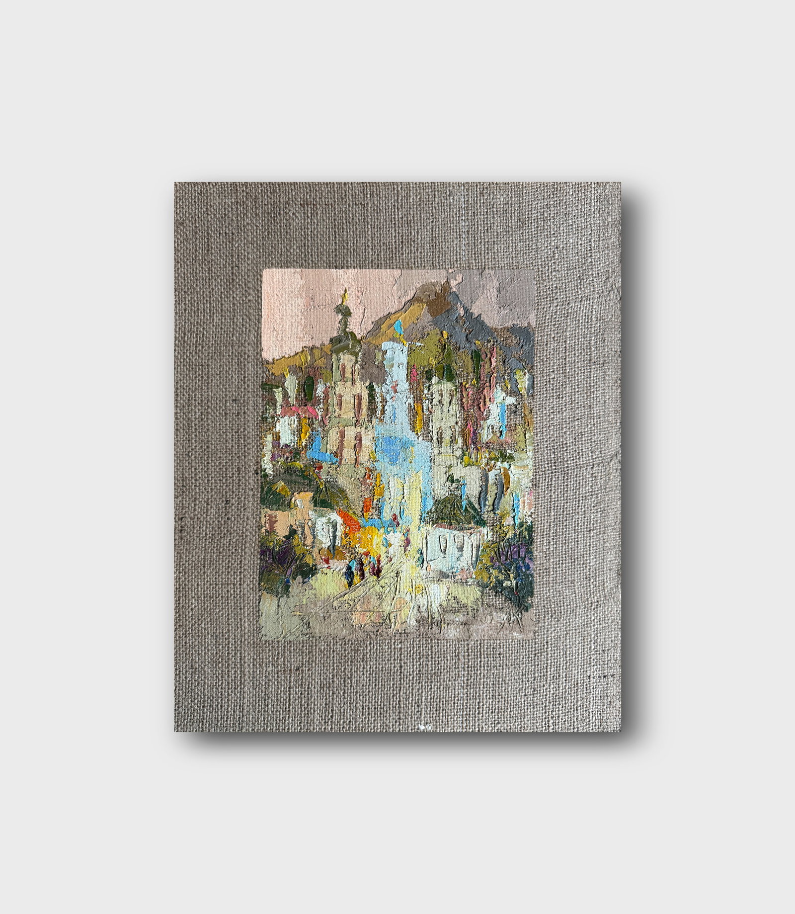 Oil painting city of Lviv K. Leonid - 9