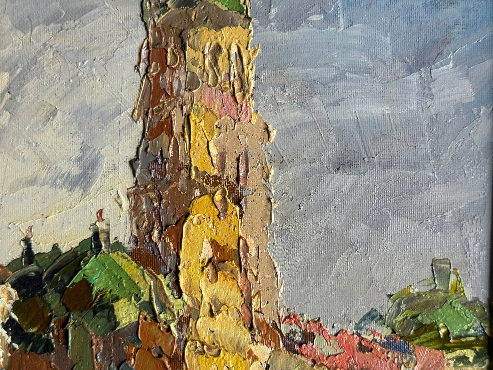 Oil painting with frame Church of the Assumption of the Blessed Virgin Mary (Lviv) park K. Leonid - 3