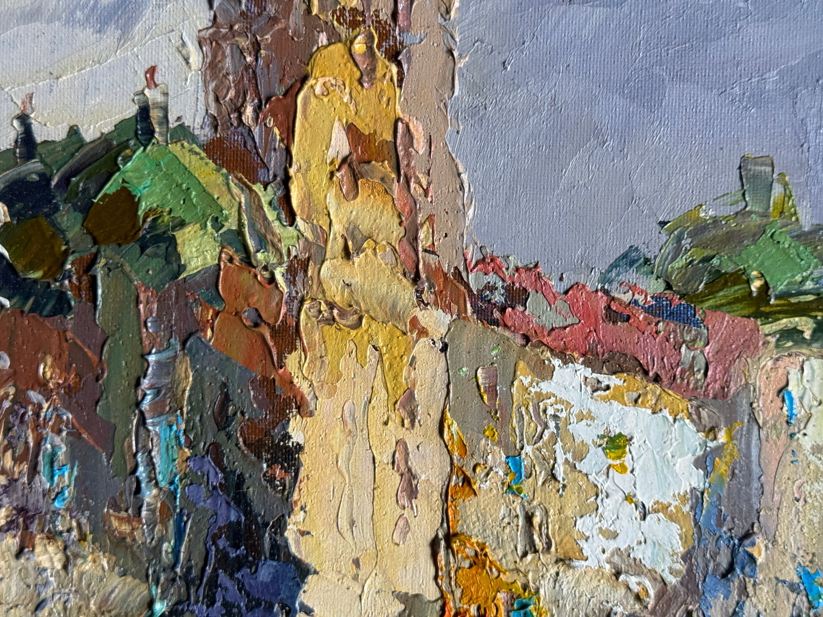 Oil painting with frame Church of the Assumption of the Blessed Virgin Mary (Lviv) park K. Leonid - 4