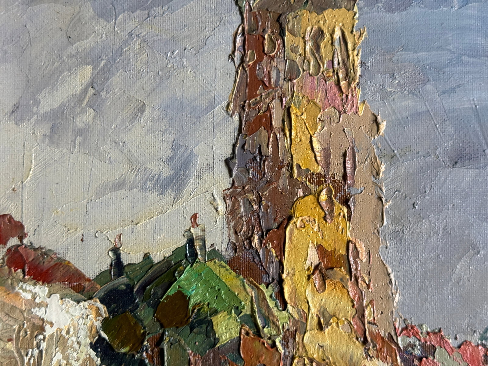 Oil painting with frame Church of the Assumption of the Blessed Virgin Mary (Lviv) park K. Leonid - 7