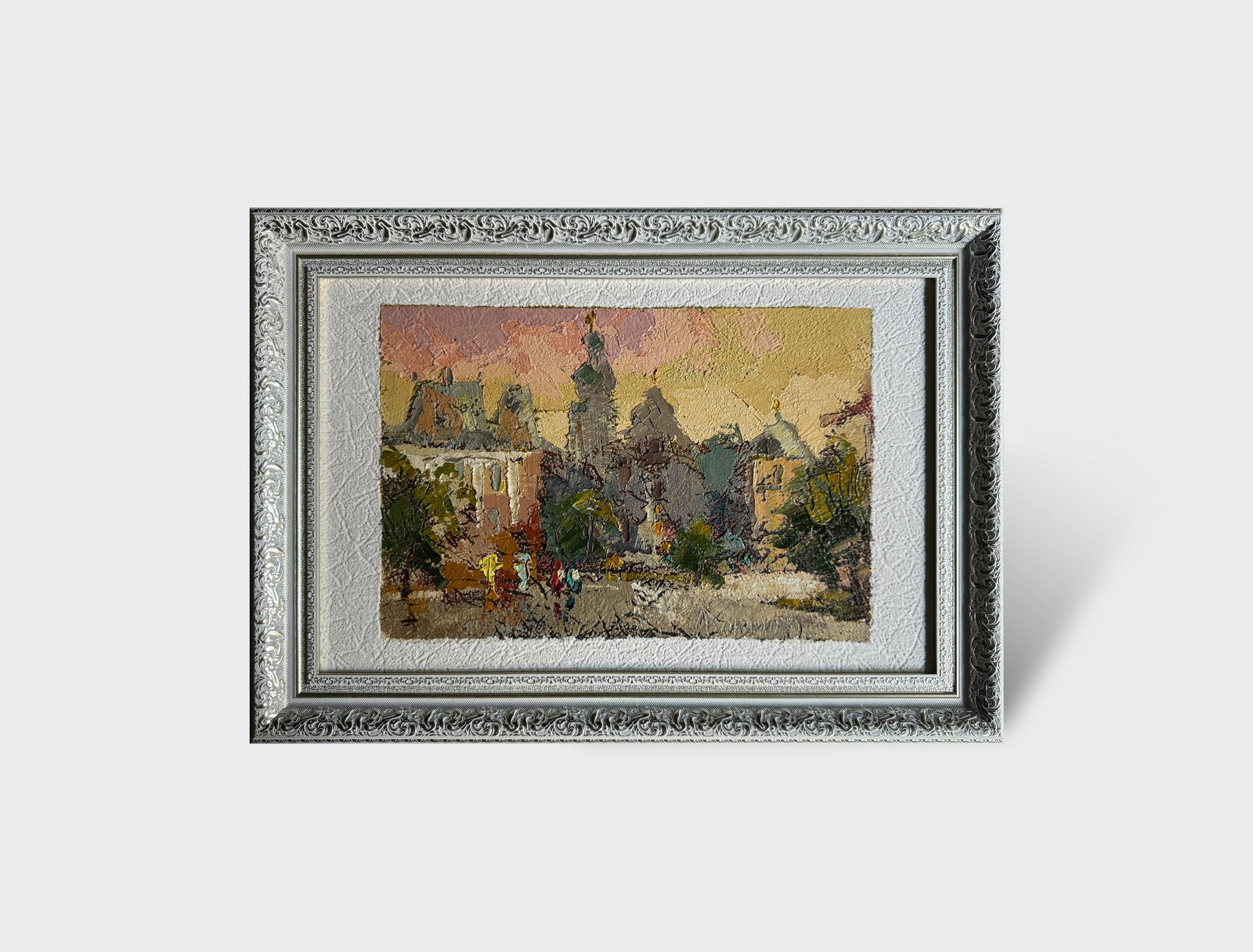 Oil painting with frame Lviv, Bernardine monastery K. Leonid - 10