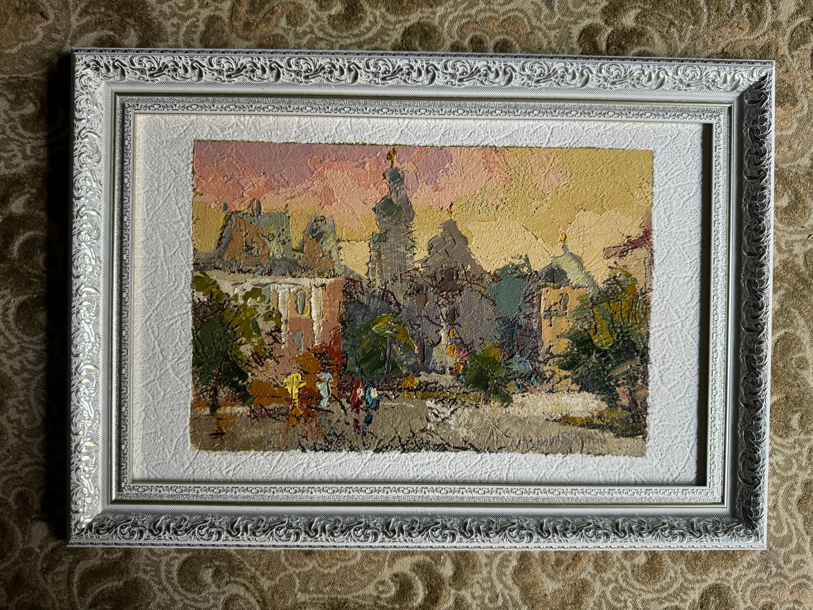 Oil painting with frame Lviv, Bernardine monastery K. Leonid - 2