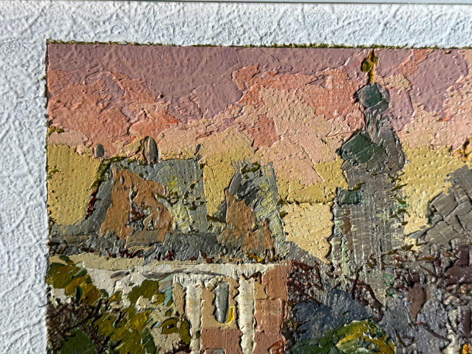 Oil painting with frame Lviv, Bernardine monastery K. Leonid - 3