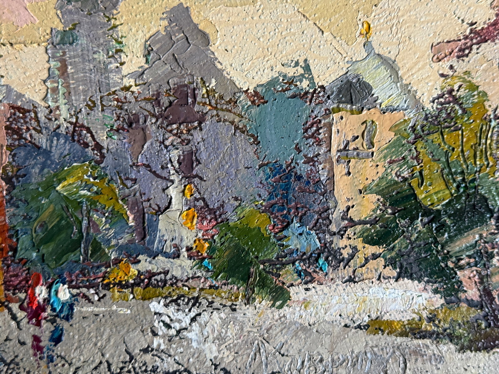 Oil painting with frame Lviv, Bernardine monastery K. Leonid - 5