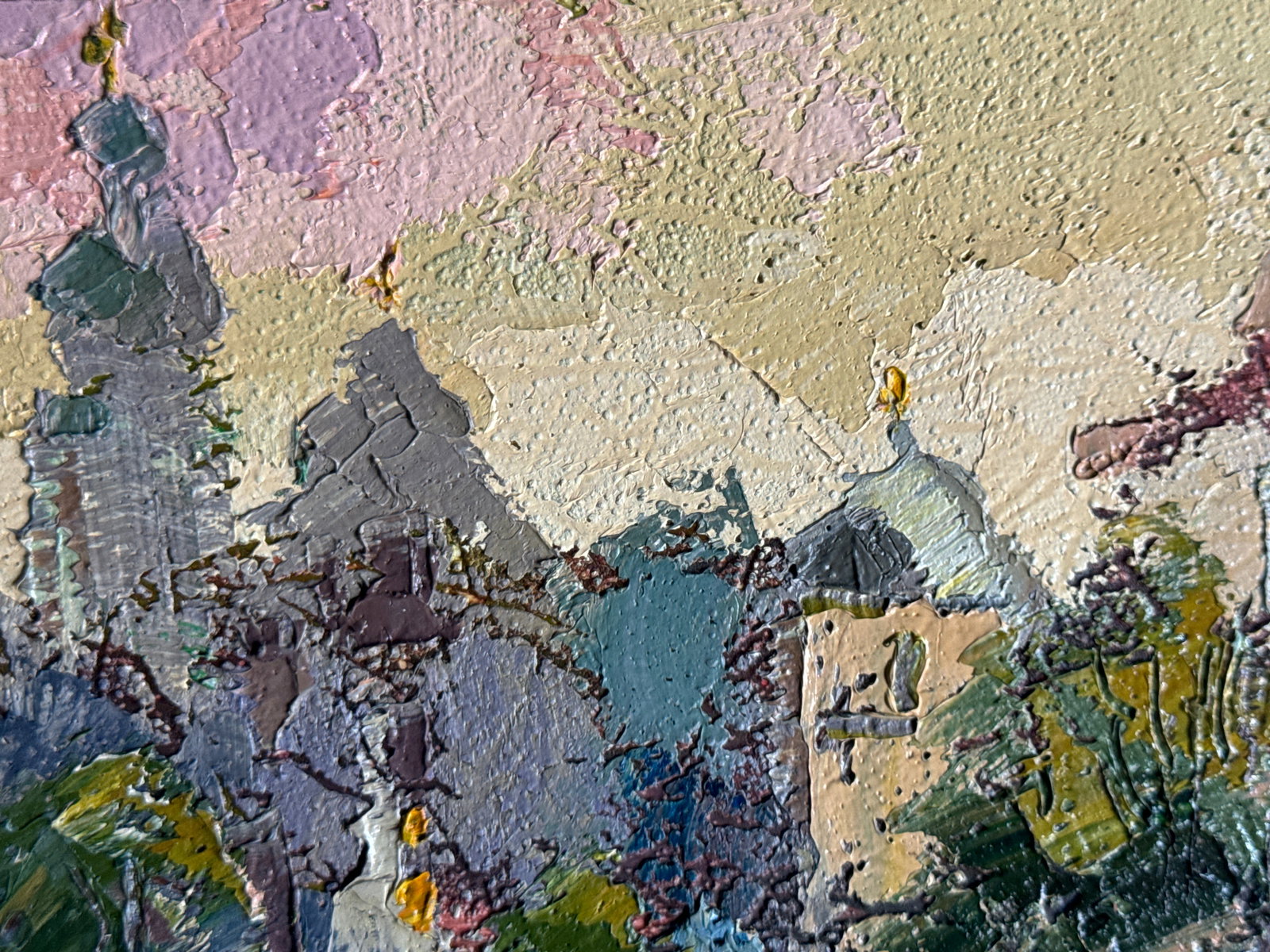 Oil painting with frame Lviv, Bernardine monastery K. Leonid - 6