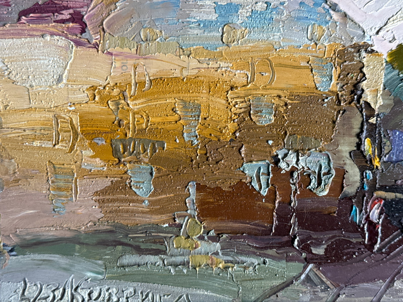 Oil painting with frame Lviv K. Leonid - 5