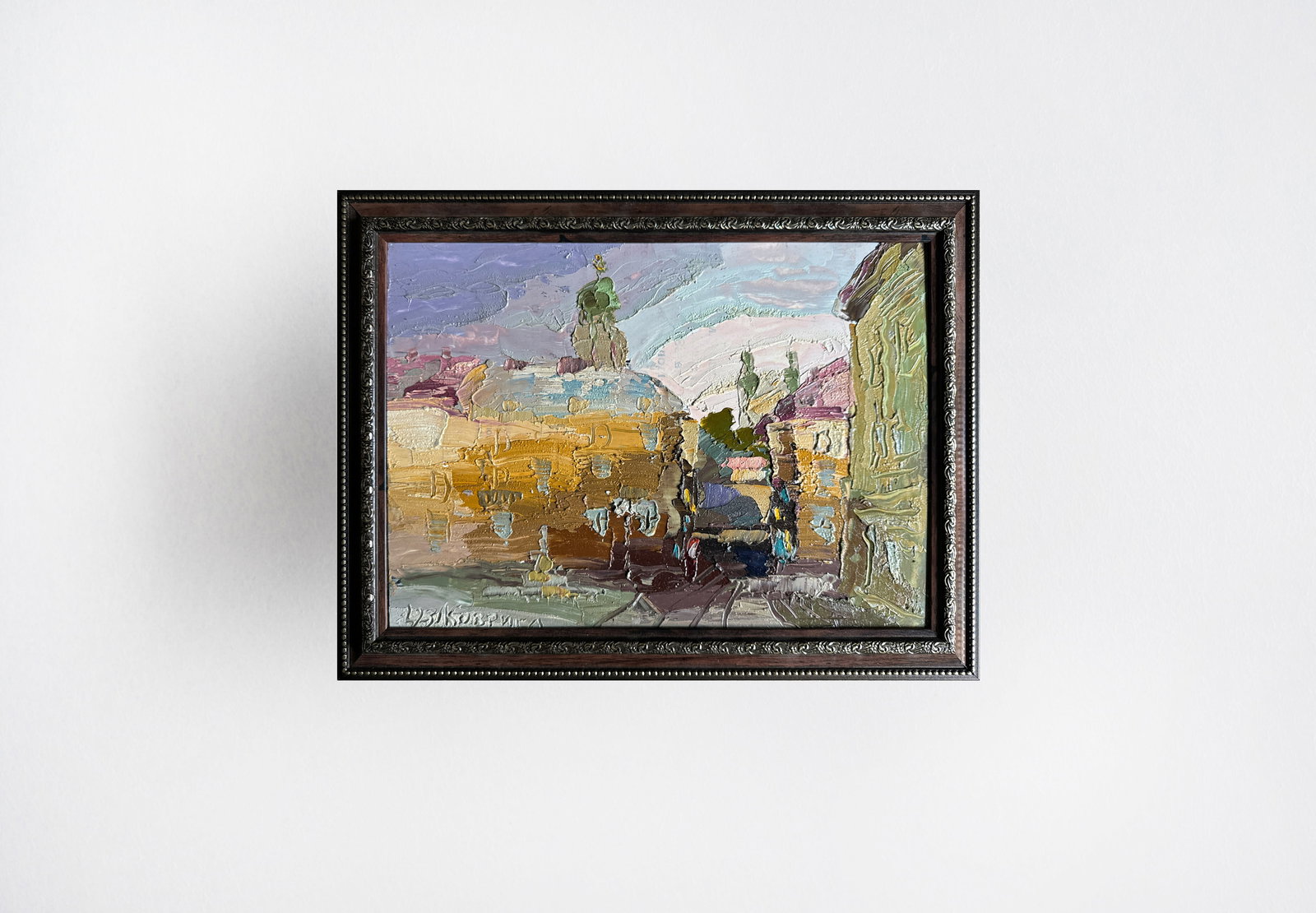 Oil painting with frame Lviv K. Leonid - 8