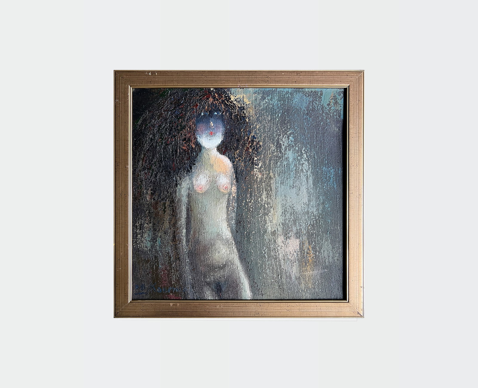 Oil painting with frame figure K. Leonid - 2