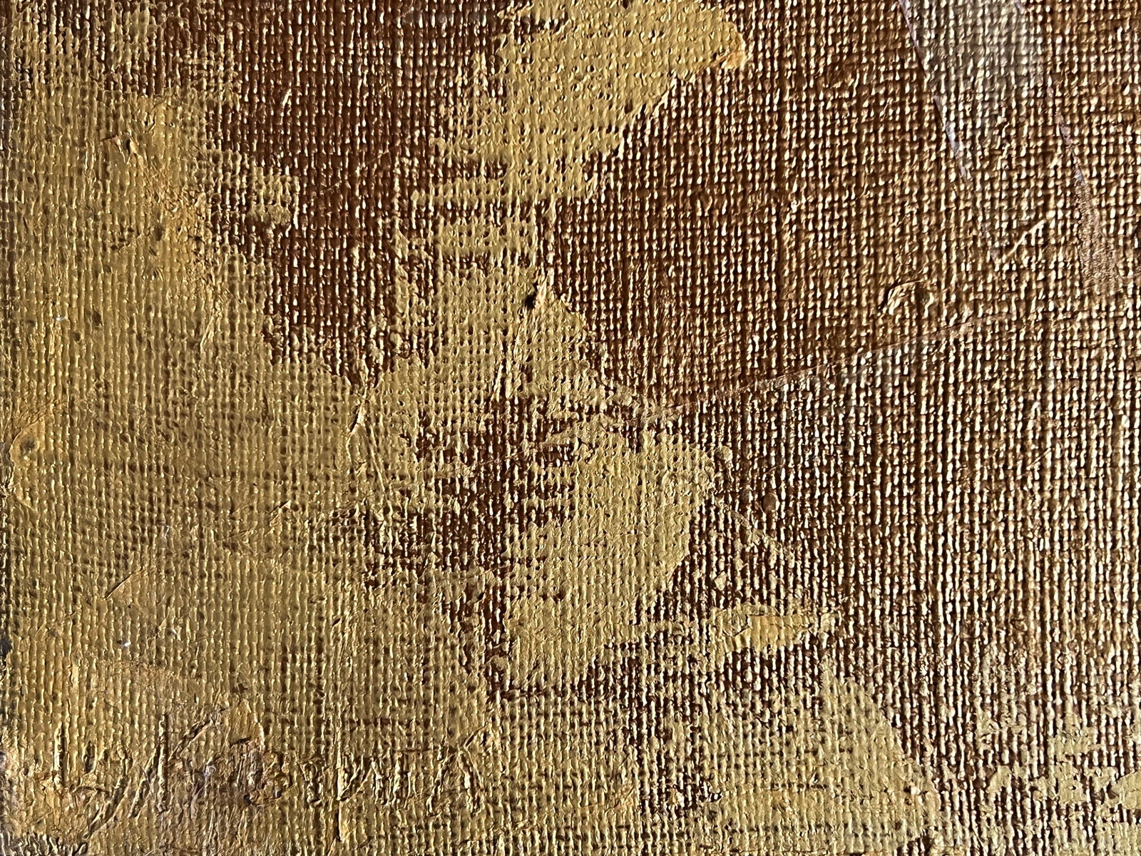 Perception Oil painting with frame gold K. Leonid - 9