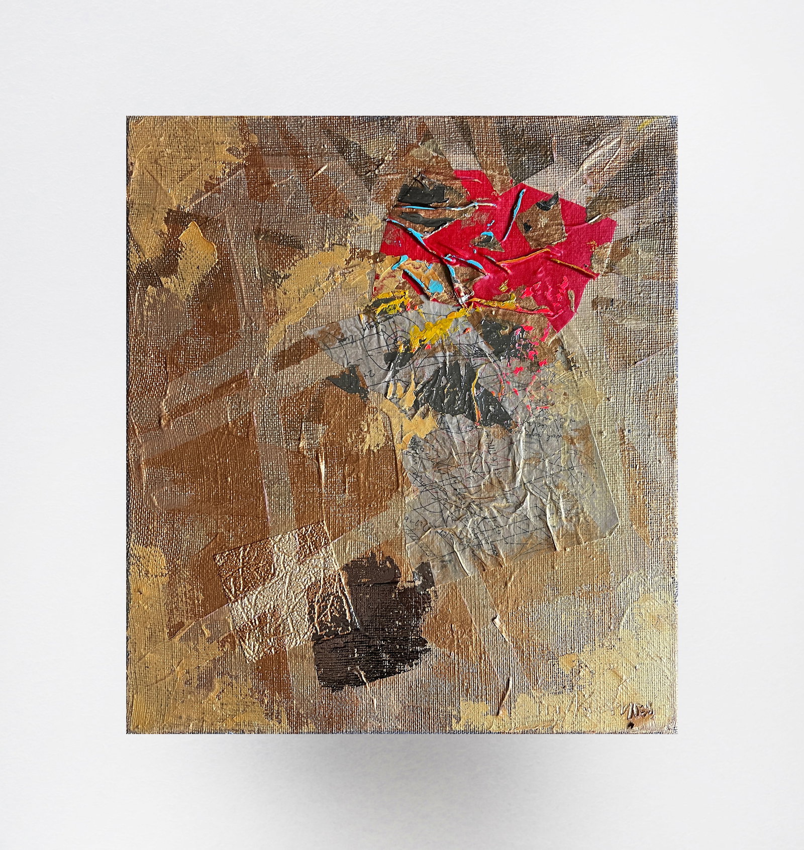 Perception Oil painting with frame gold K. Leonid - 11