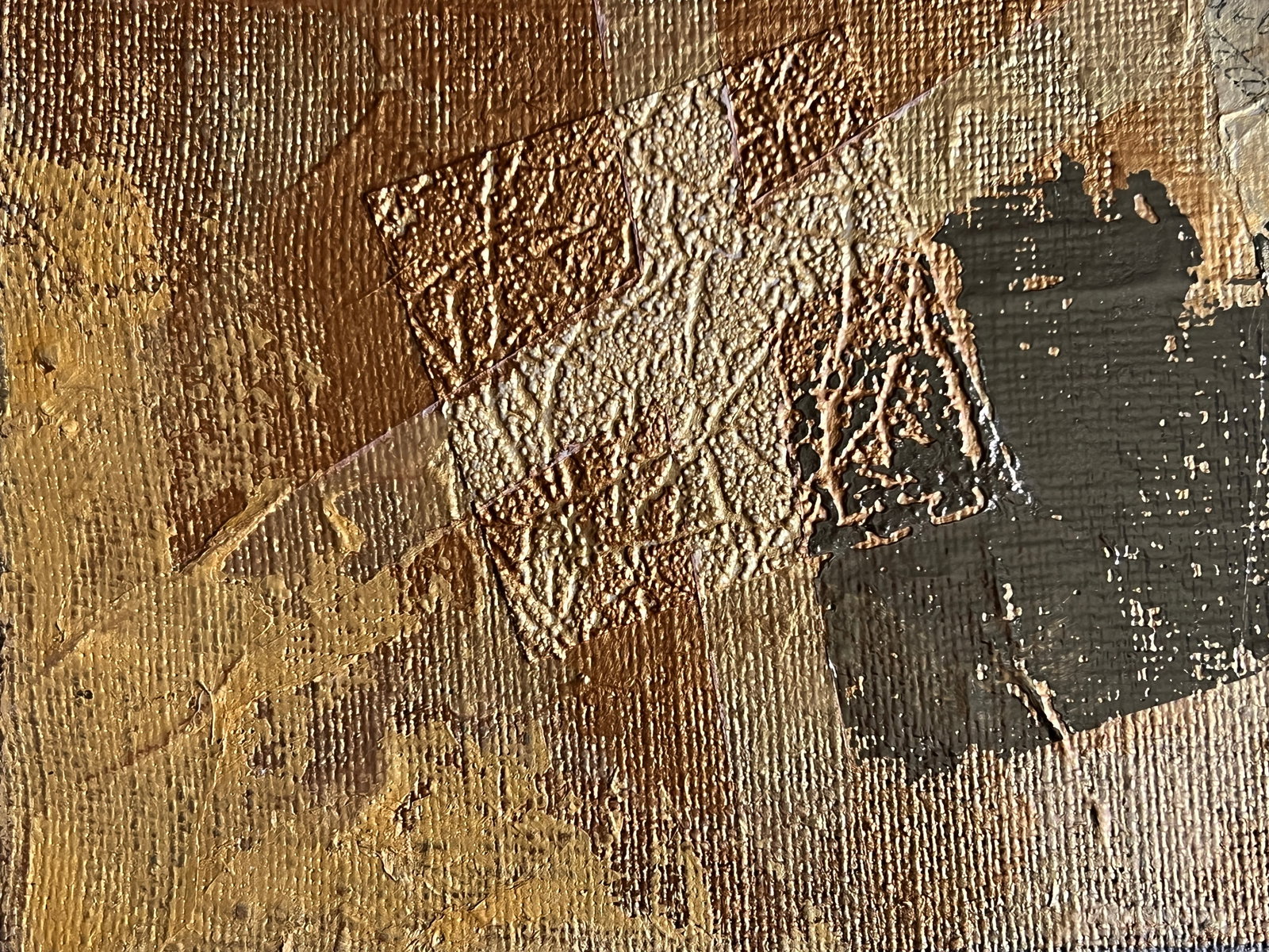 Perception Oil painting with frame gold K. Leonid - 5