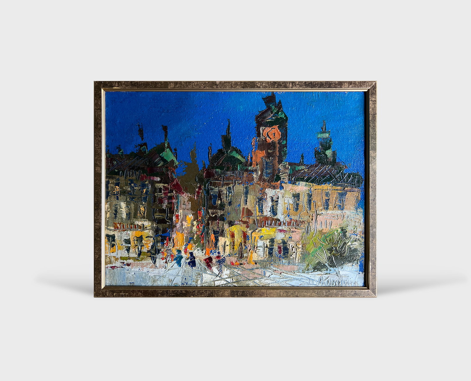 Oil painting with frame In the evening K. Leonid - 10