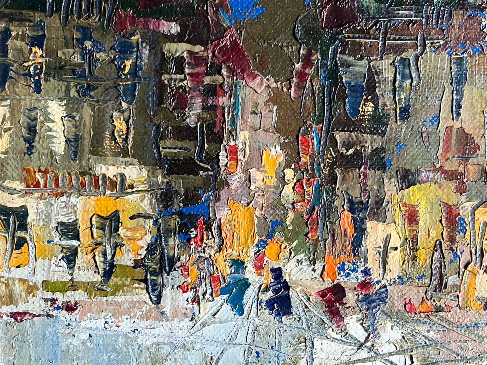Oil painting with frame In the evening K. Leonid - 6