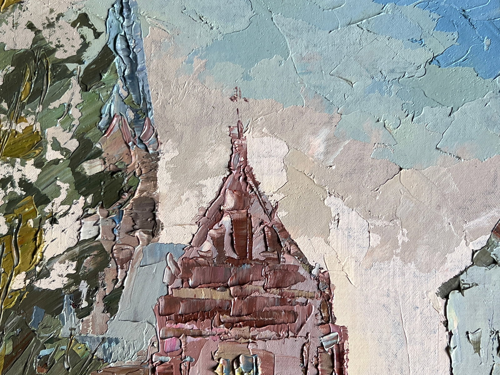 Oil painting with frame Church of St. Clement the Pope (Lviv) K. Leonid - 3