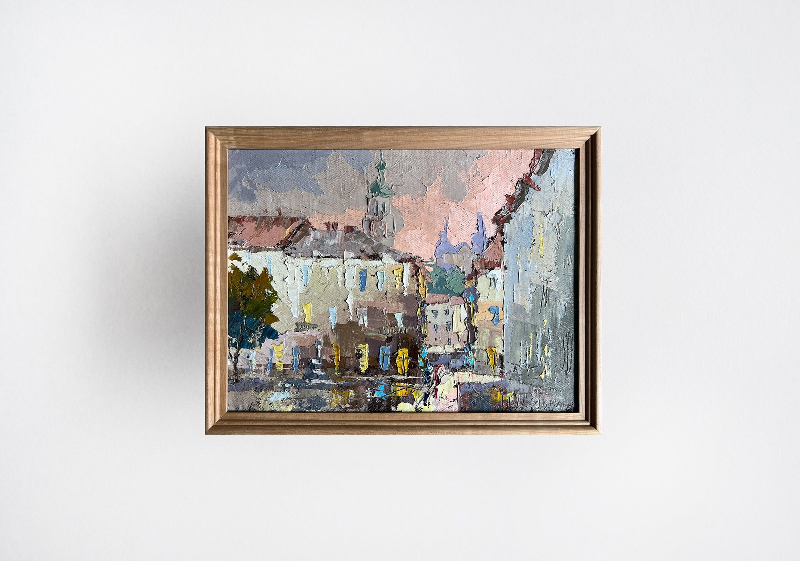 Oil painting with frame market in Lviv K. Leonid - 10