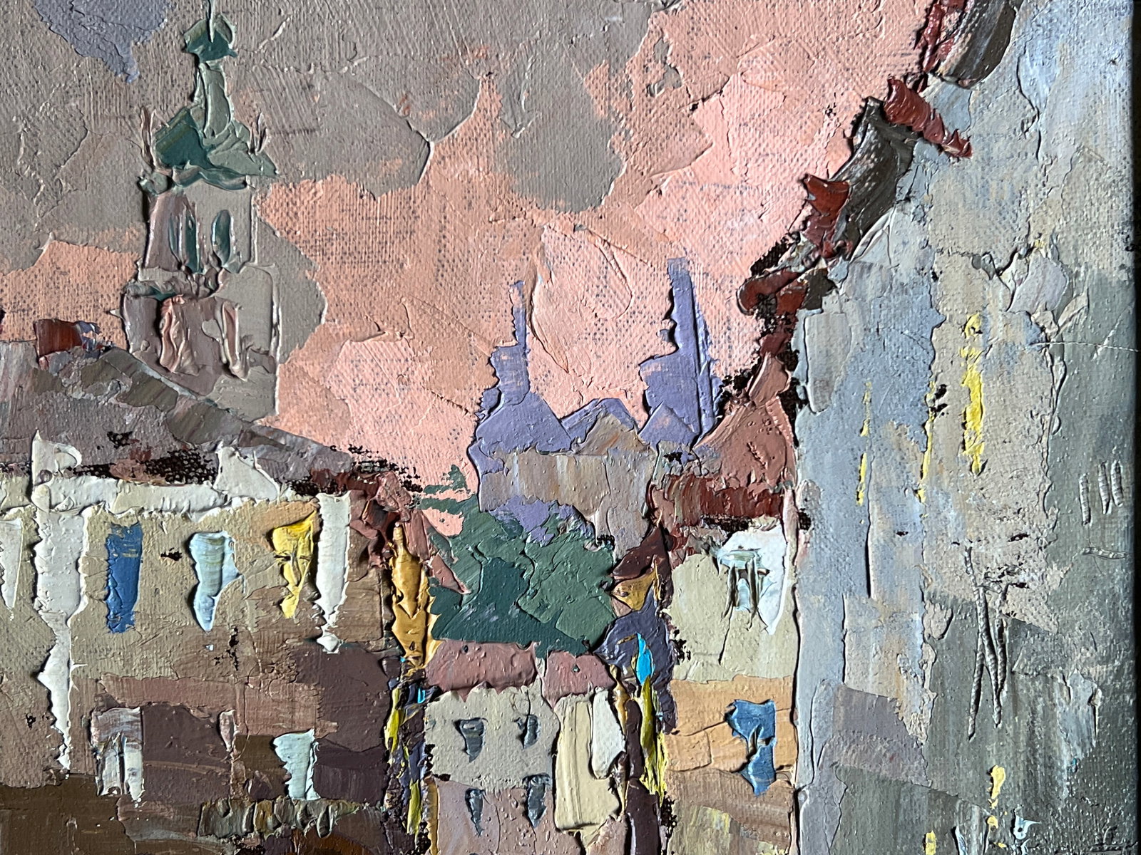 Oil painting with frame market in Lviv K. Leonid - 3