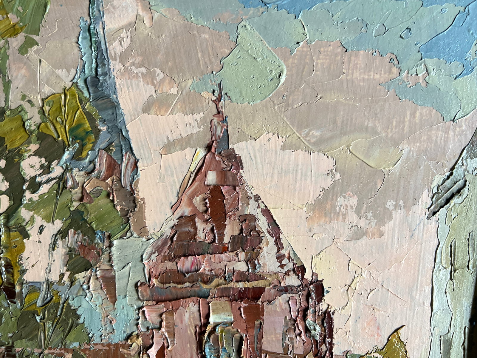 Oil painting with frame Church of St. Clement the Pope (Lviv) K. Leonid - 3