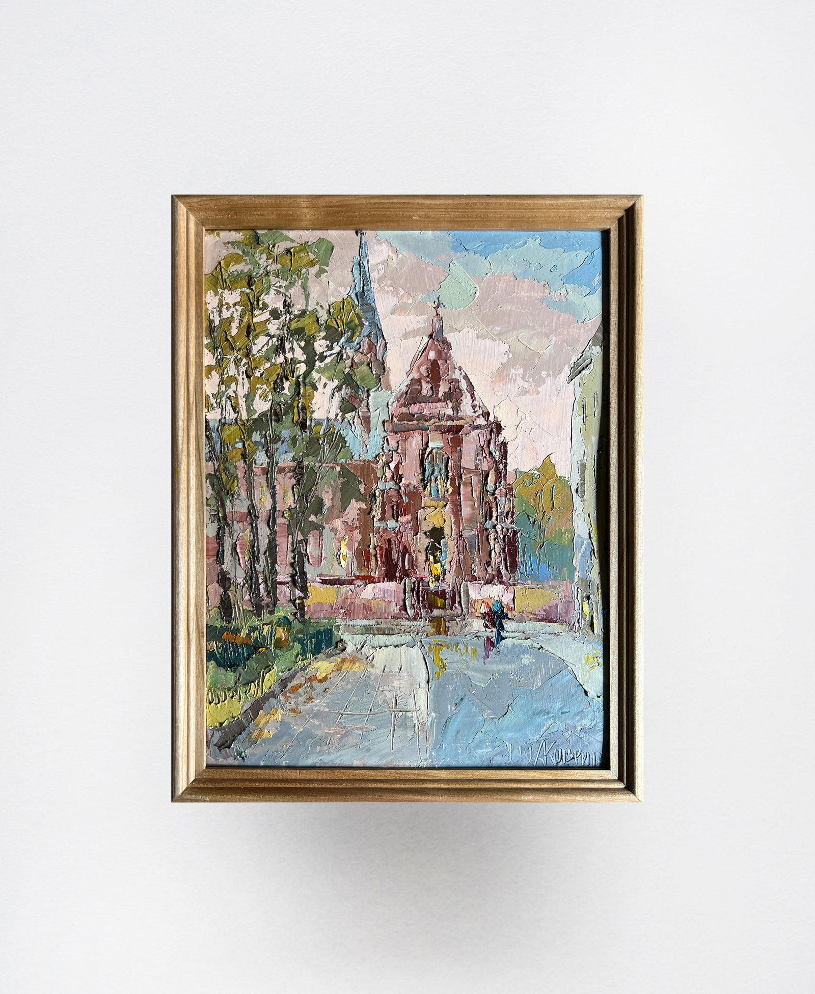 Oil painting with frame Church of St. Clement the Pope (Lviv) K. Leonid - 9