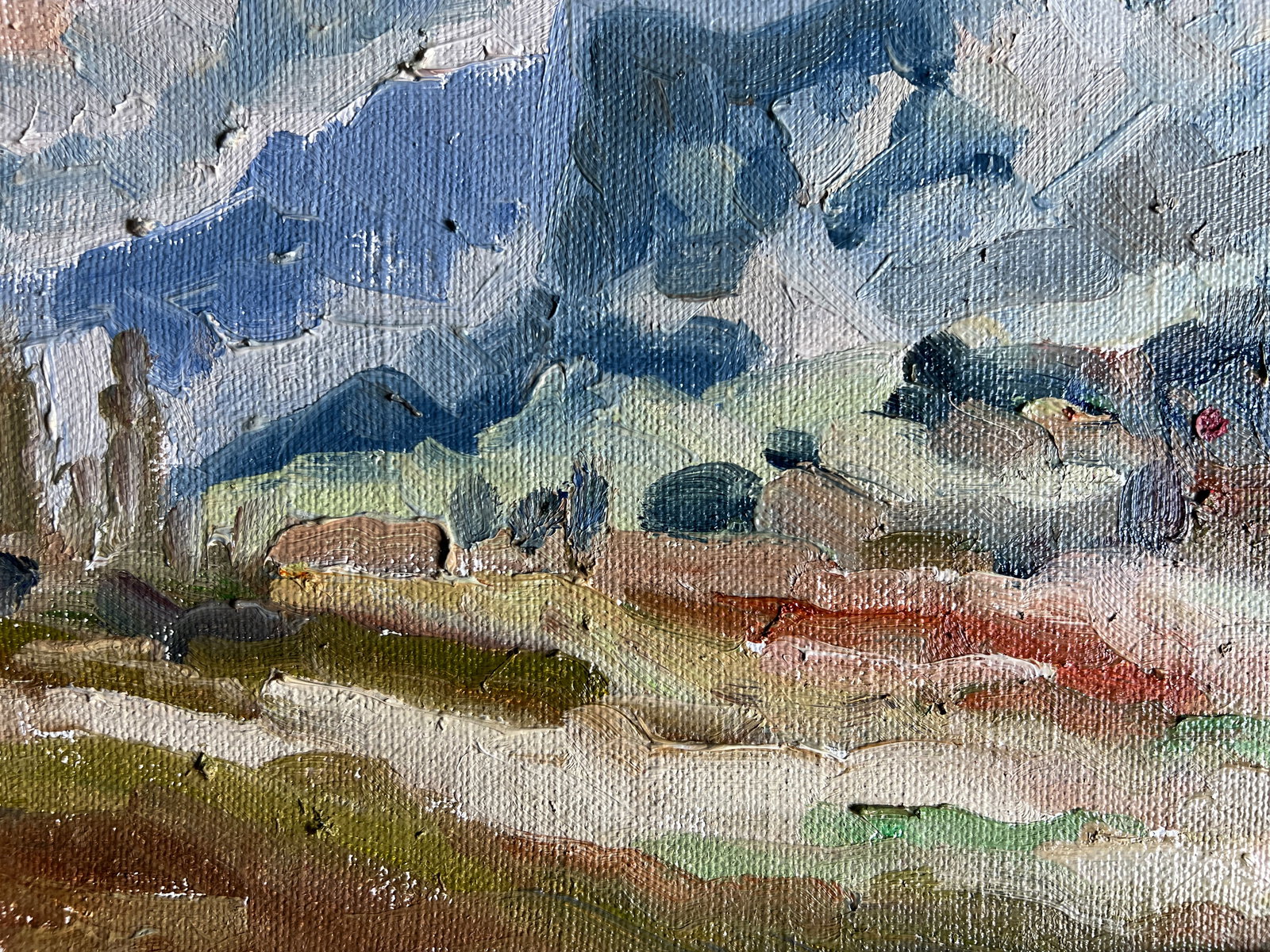Oil painting with frame Alps K. Leonid - 5