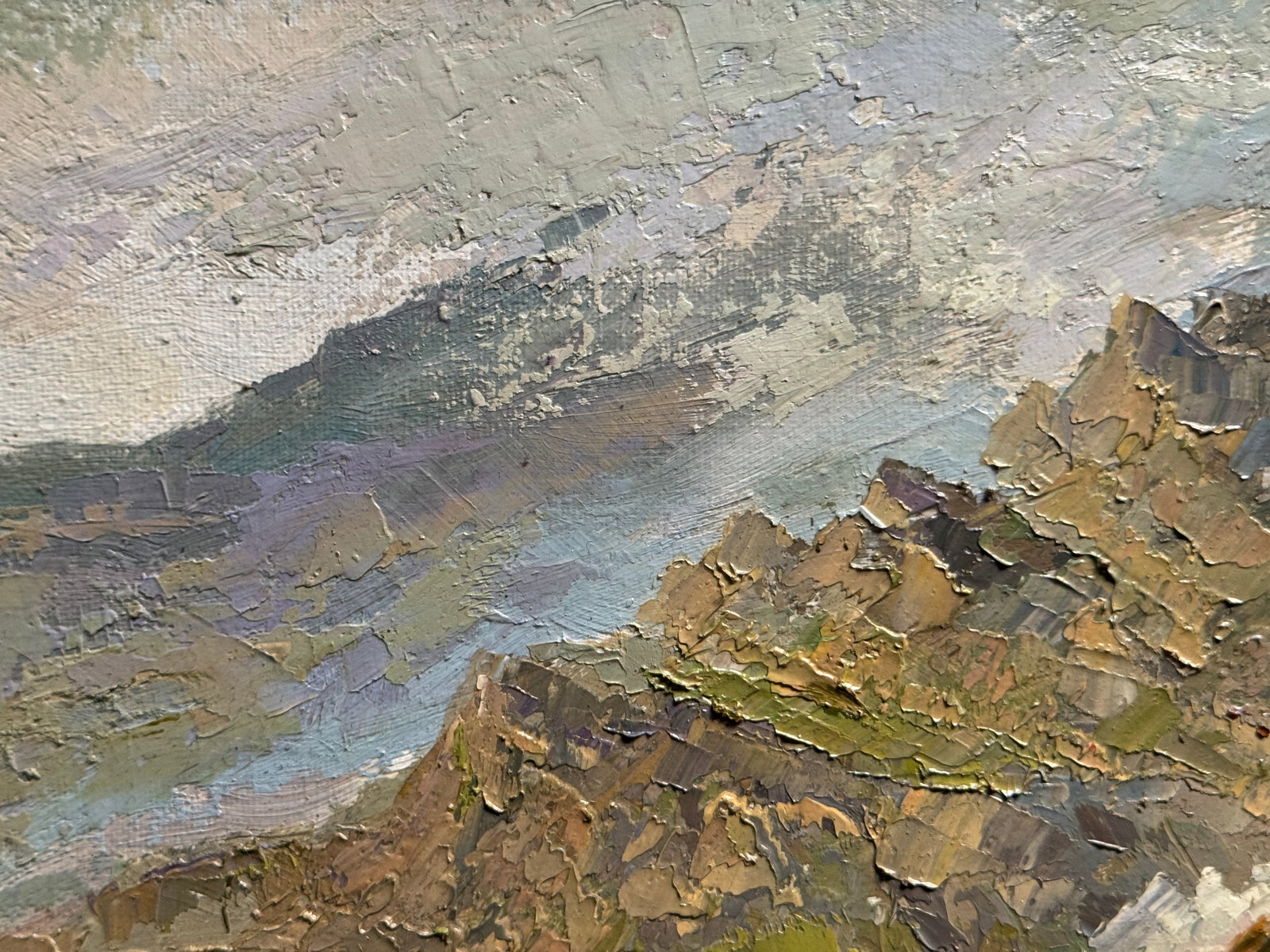 Oil painting with frame Carpathians K. Leonid - 3