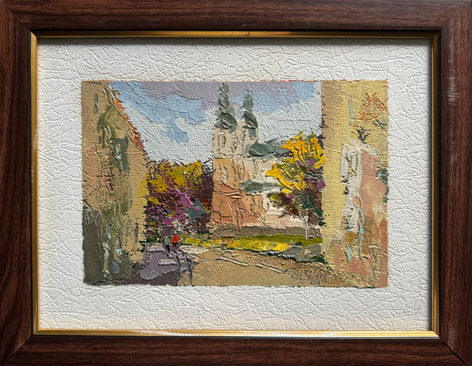 Oil painting with frame Church of St. Mary Magdalene (Lviv) K. Leonid: Title: Oil painting with frame Church of St. Mary Magdalene (Lviv) K. Leonid Description: 465KK Painter: K. Leonid S?ze: 30x40 cm/ 11.81x15.74 inches Components: oil, vinyl, fiberboard Original painti