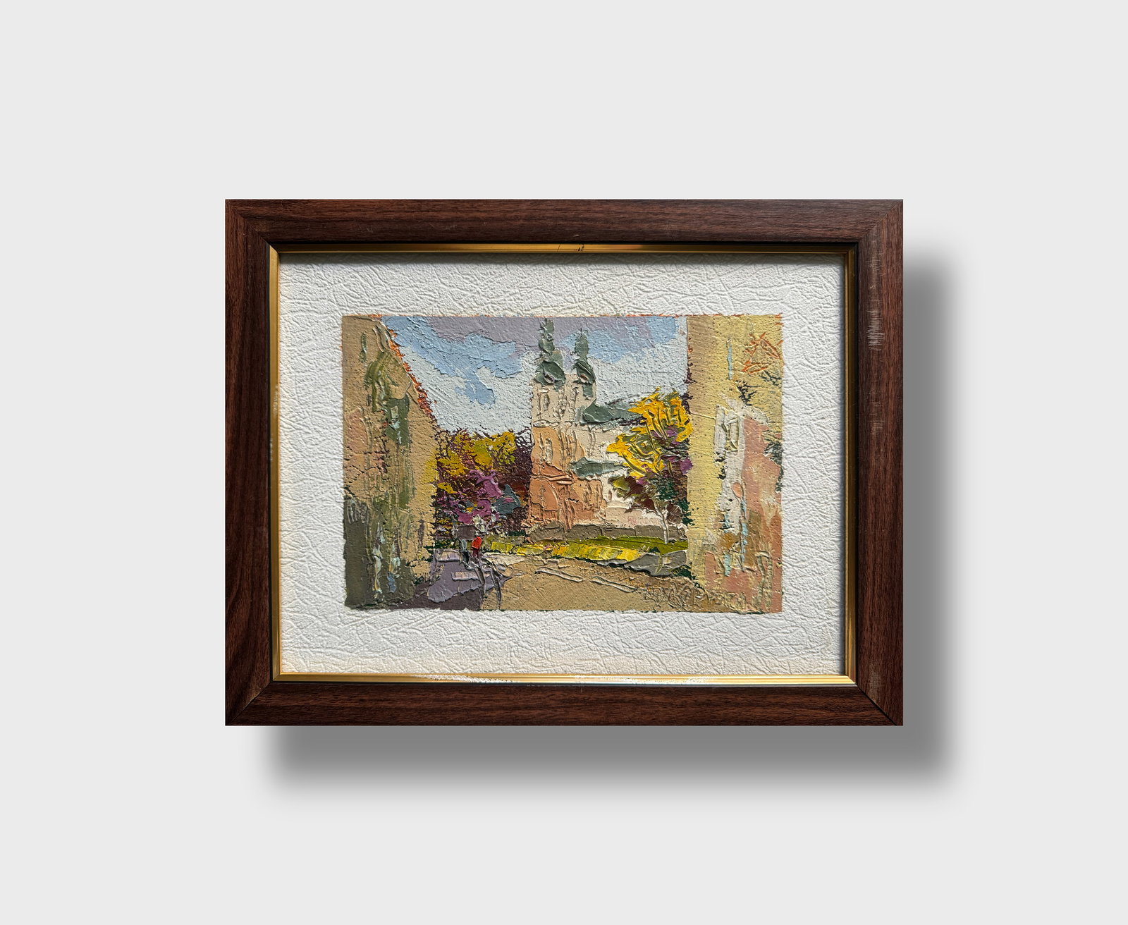 Oil painting with frame Church of St. Mary Magdalene (Lviv) K. Leonid - 8