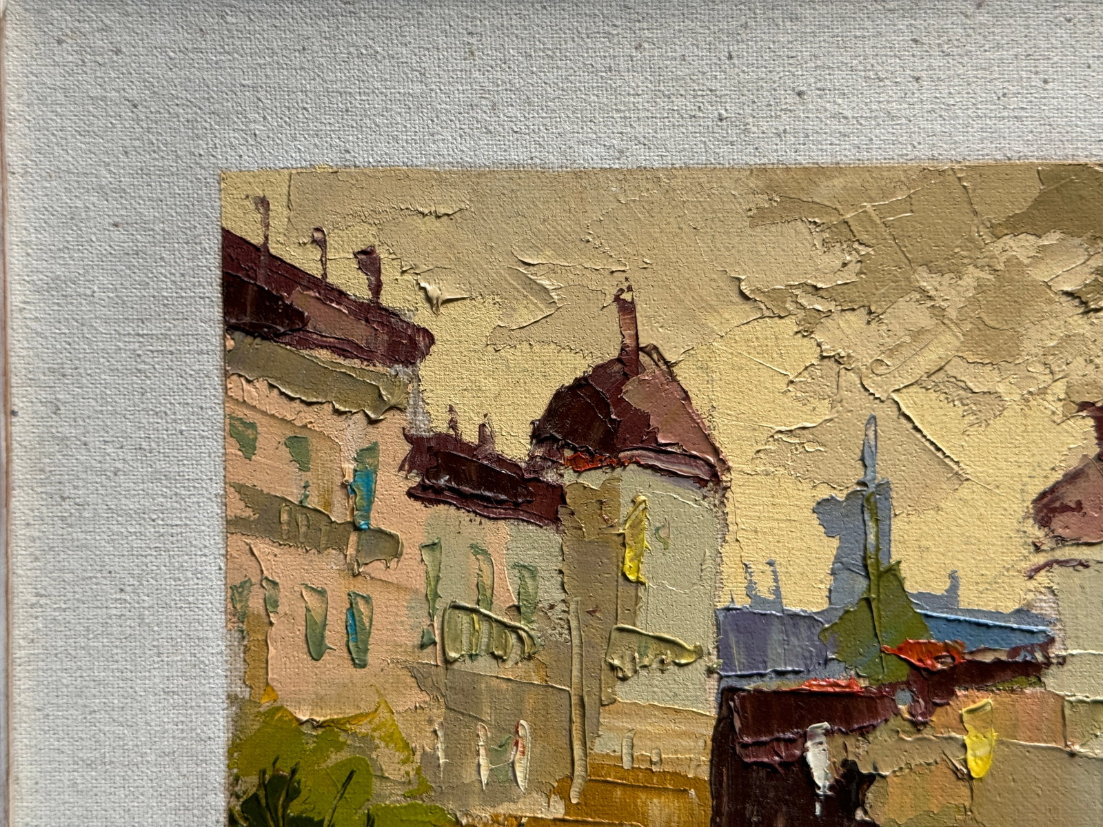 Oil painting with frame Lutsk city K. Leonid - 2