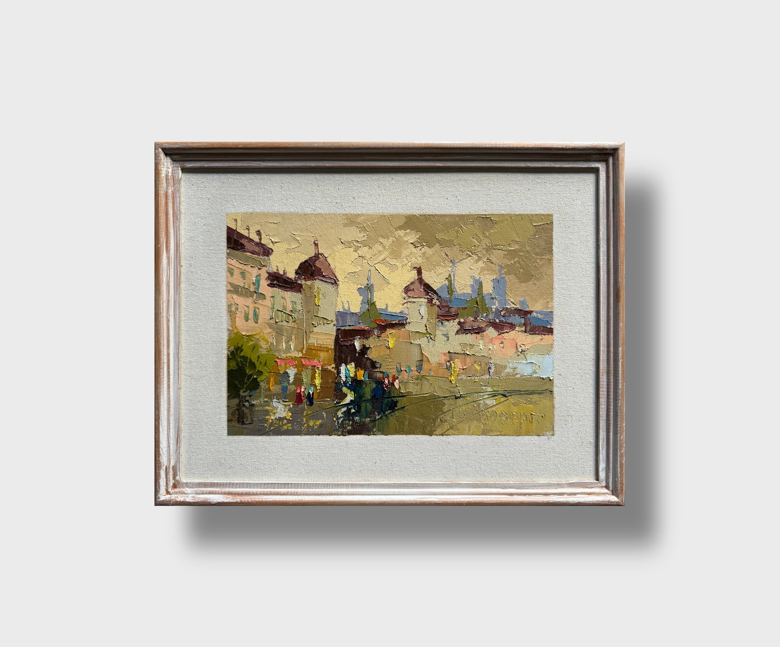Oil painting with frame Lutsk city K. Leonid - 8