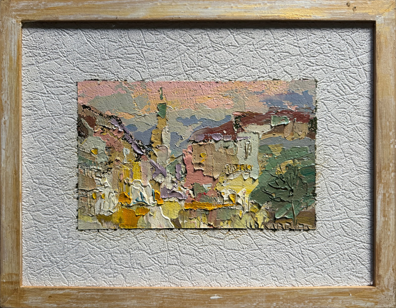 Oil painting with frame Lviv Square K. Leonid: Title: Oil painting with frame Lviv Square K. Leonid Description: 474KK Painter: K. Leonid S?ze: 30x40 cm/ 11.81x15.74 inches Components: oil, vinyl, fiberboard Original painting CONDITION: exellent E
