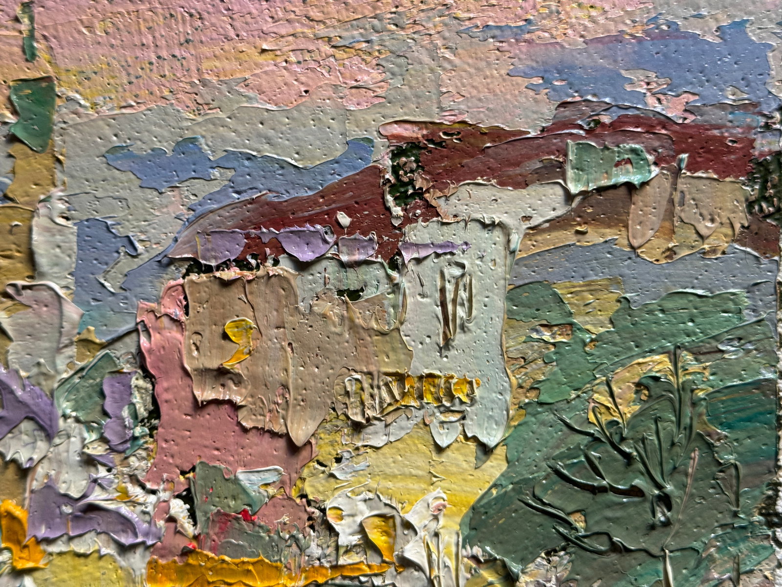 Oil painting with frame Lviv Square K. Leonid - 3