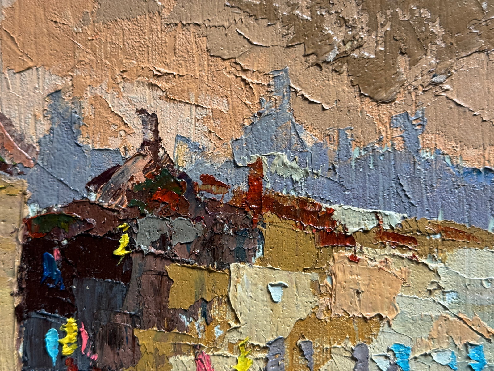 Oil painting with frame evening K. Leonid - 3
